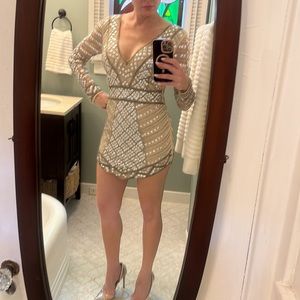 Missguided Peace + Love embellished dress size 4
